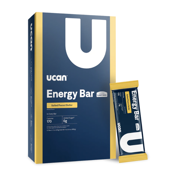 UCAN Salted Peanut Butter Energy Bars box