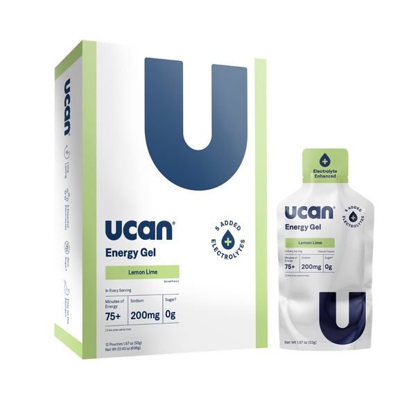 UCAN Edge Energy Gels plus Electrolytes box